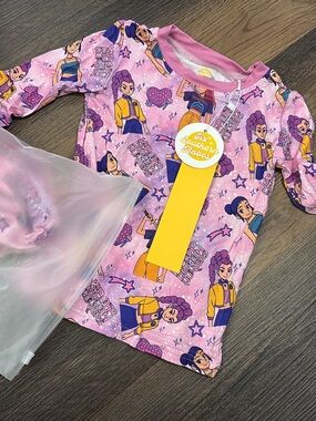 Girls' KPop Demon Hunters bamboo PJ set
